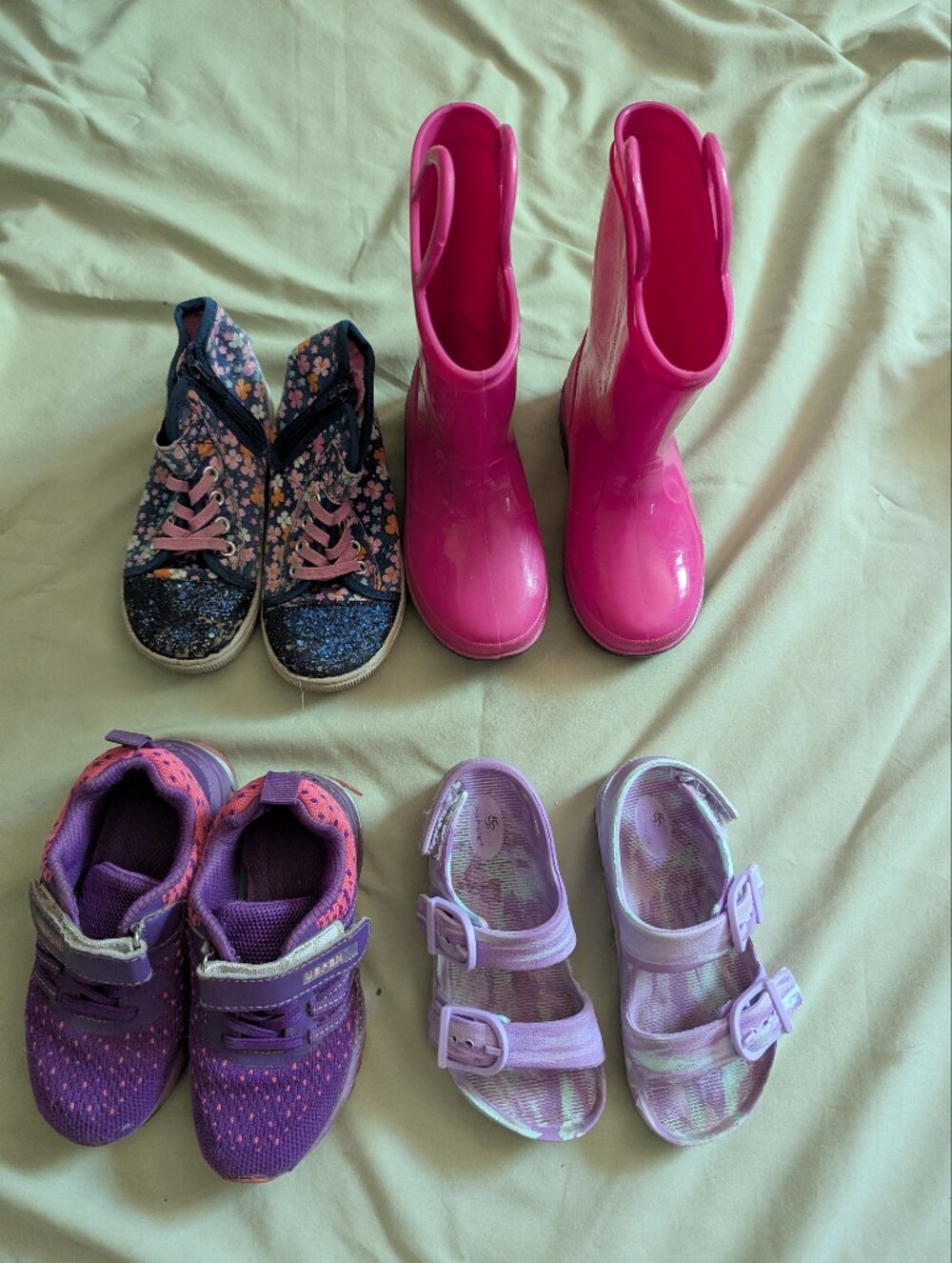 Girls Shoes Bundle Of 4 Size 9
